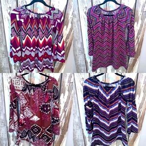 Winwin Bellsleeve Tunic set of 4 all size S/M